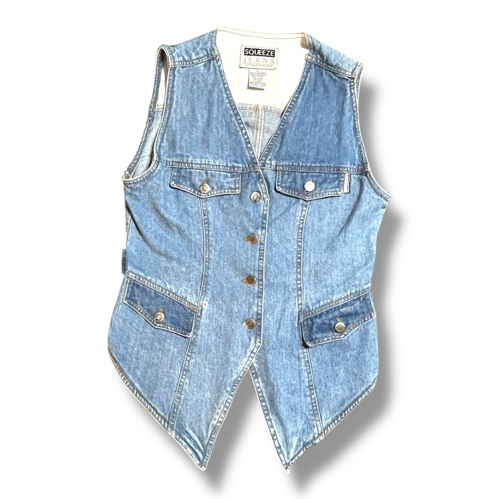 Squeeze Blue Denim Vest